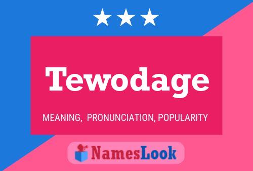 ملصق اسم Tewodage