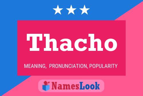 ملصق اسم Thacho