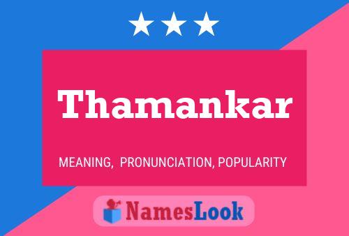 ملصق اسم Thamankar