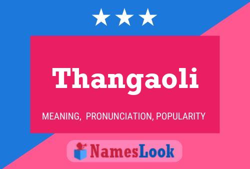 ملصق اسم Thangaoli