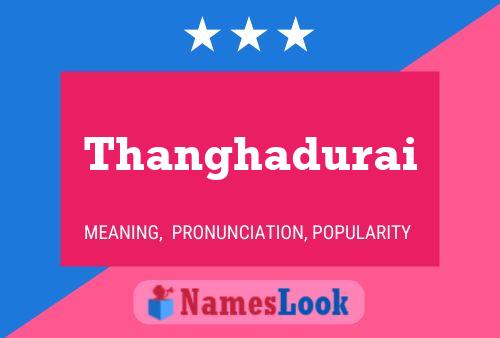 ملصق اسم Thanghadurai