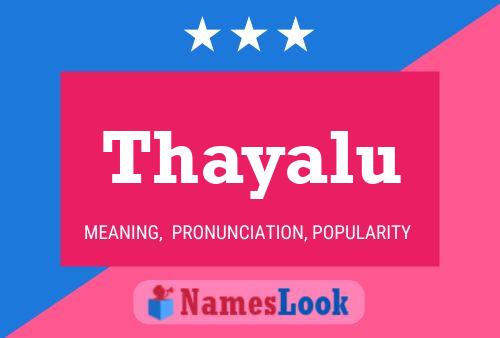 ملصق اسم Thayalu