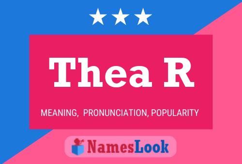 ملصق اسم Thea R