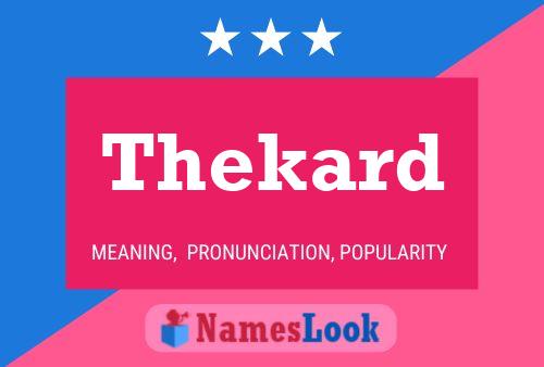 ملصق اسم Thekard