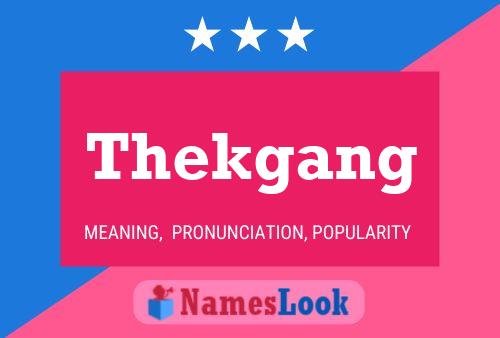 ملصق اسم Thekgang