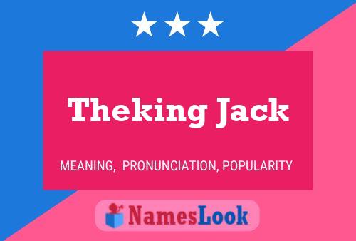 ملصق اسم Theking Jack