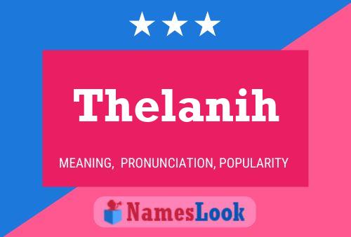 ملصق اسم Thelanih