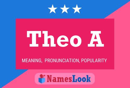 ملصق اسم Theo A