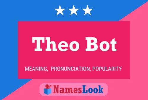 ملصق اسم Theo Bot