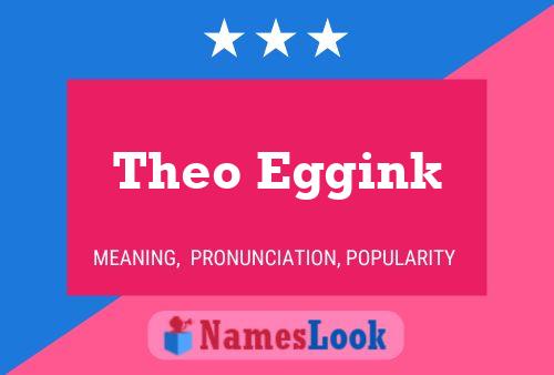 ملصق اسم Theo Eggink