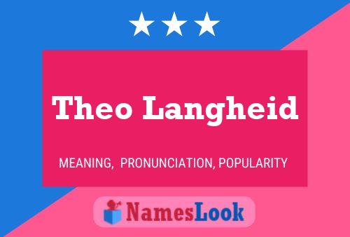 ملصق اسم Theo Langheid