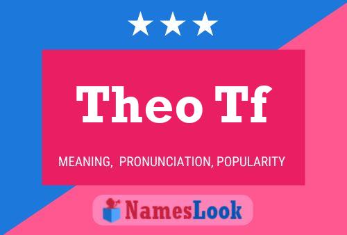 ملصق اسم Theo Tf