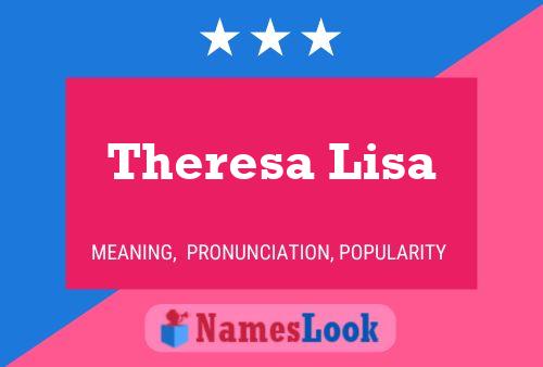 ملصق اسم Theresa Lisa