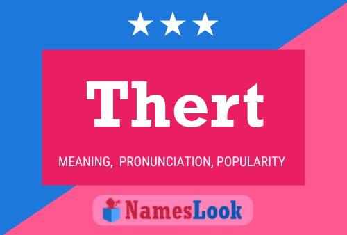 ملصق اسم Thert