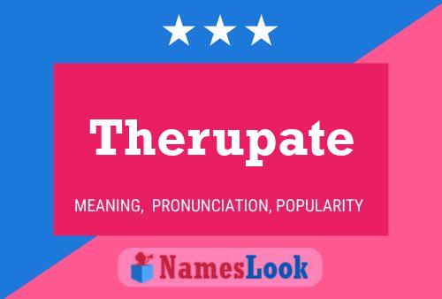 ملصق اسم Therupate