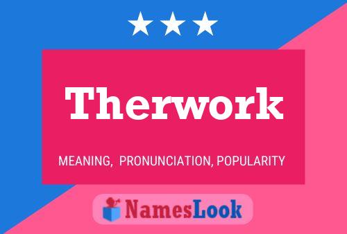 ملصق اسم Therwork