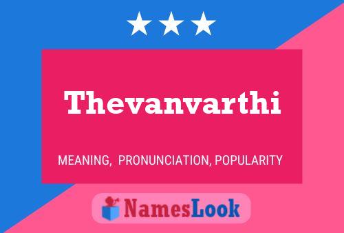 ملصق اسم Thevanvarthi