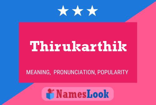 ملصق اسم Thirukarthik