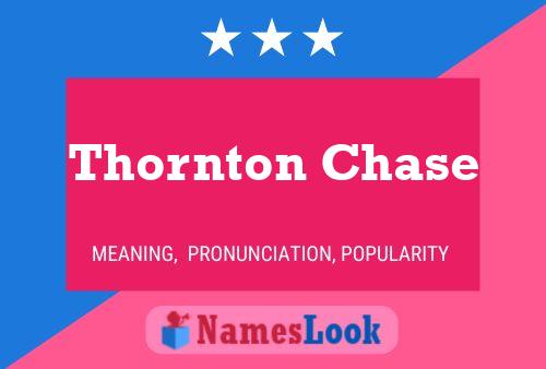 ملصق اسم Thornton Chase