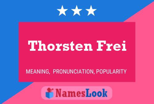 ملصق اسم Thorsten Frei