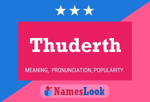 ملصق اسم Thuderth