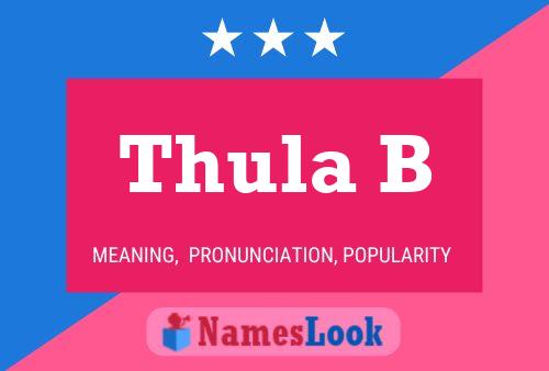 ملصق اسم Thula B