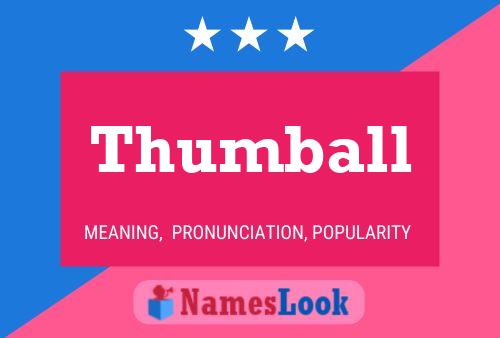 ملصق اسم Thumball