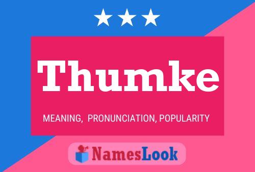 ملصق اسم Thumke