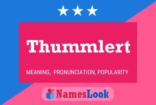 ملصق اسم Thummlert