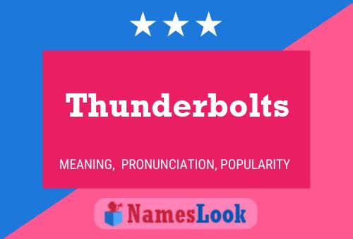 ملصق اسم Thunderbolts