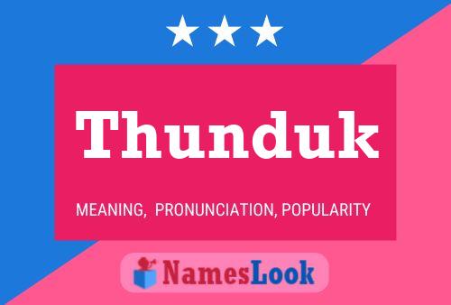 ملصق اسم Thunduk