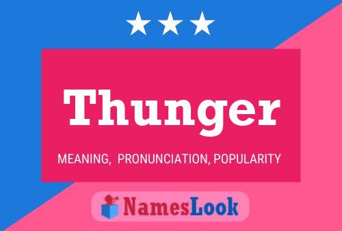 ملصق اسم Thunger