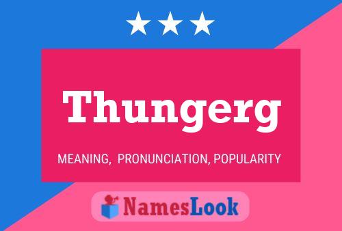 ملصق اسم Thungerg