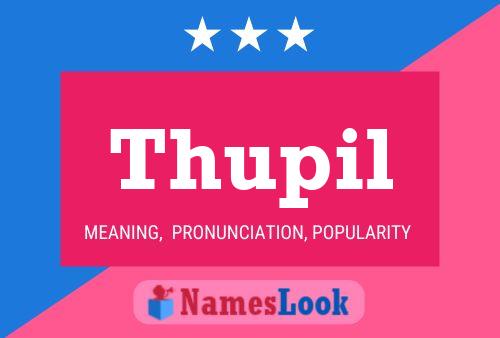 ملصق اسم Thupil