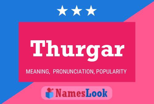 ملصق اسم Thurgar