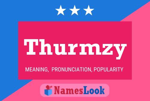 ملصق اسم Thurmzy