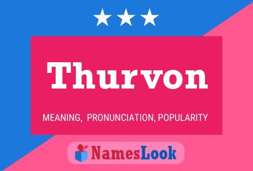 ملصق اسم Thurvon