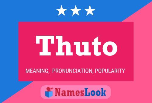 ملصق اسم Thuto