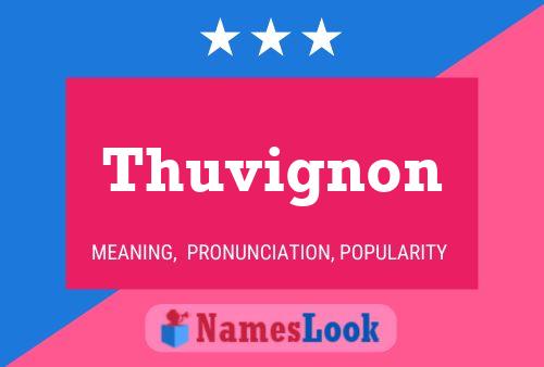 ملصق اسم Thuvignon