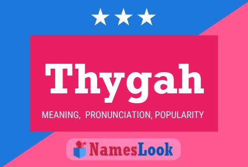 ملصق اسم Thygah