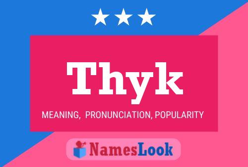 ملصق اسم Thyk