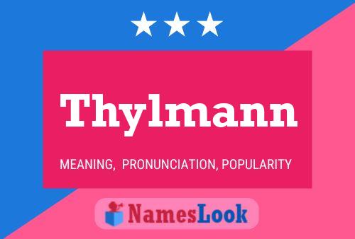 ملصق اسم Thylmann