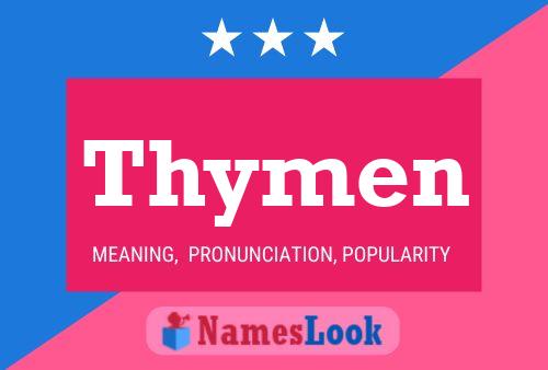 ملصق اسم Thymen