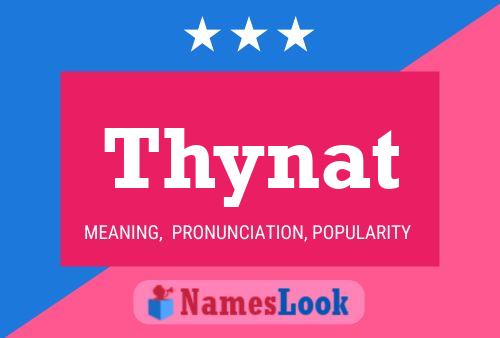 ملصق اسم Thynat