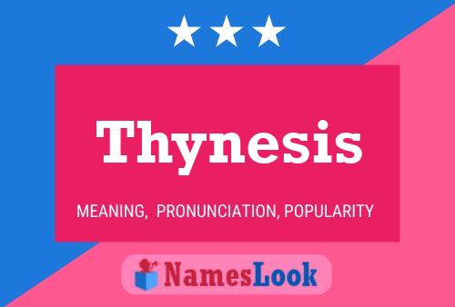 ملصق اسم Thynesis