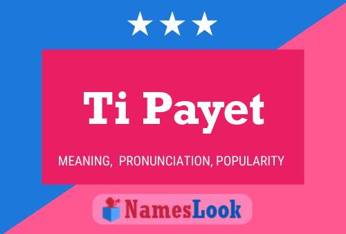 ملصق اسم Ti Payet