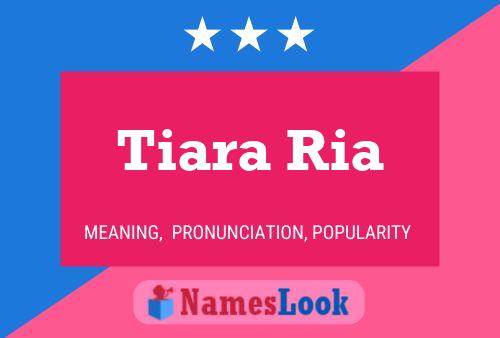 ملصق اسم Tiara Ria