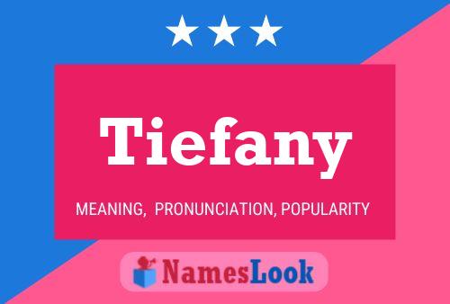 ملصق اسم Tiefany