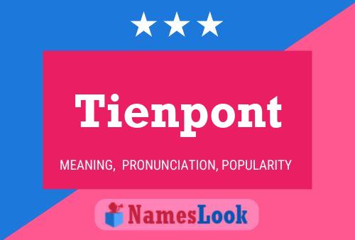 ملصق اسم Tienpont