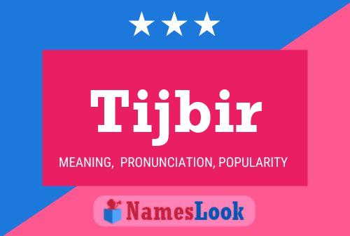 ملصق اسم Tijbir